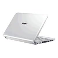 MSI U100-1616XP 25,4 cm (10 Zoll) WSVGA Netbook (Intel Atom N270 1,6GHz, 1GB RAM, 160GB HDD, Intel GMA 950, XP Home) white luxury