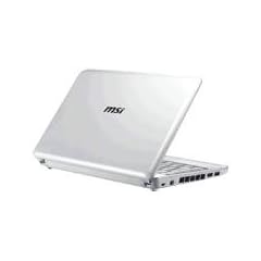 MSI U100-1616XP 25,4 cm (10 Zoll) WSVGA Netbook (Intel Atom N270 1,6GHz, 1GB RAM, 160GB HDD, Intel GMA 950, XP Home) white luxury