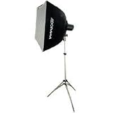 Adorama Budget Studio Monolight Softbox Kit #21, with 1 100 watt Second Budget Flash, Light Stand, One 18 x 18 Softbox.