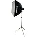 Adorama Budget Studio Monolight Softbox Kit #21, with 1 100 watt Second Budget Flash, Light Stand, One 18" x 18" Softbox.