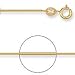 Jewelco London 9 carat Yellow gold elegant Snake chain Necklace . Click Here for Dimensions and Weights.