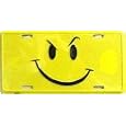 Smile Face Smirk with an Attitude License Plate