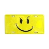 Smile Face Smirk with an Attitude License Plate
