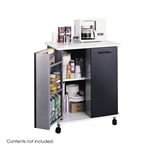 Refreshment Stand in Black by Safco