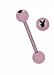Jewelry : Glow in the Dark Playboy tongue ring in pink