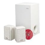 Cambridge SoundWorks New Ensemble III Subwoofer/Satellite Speaker System, White