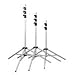 Bogen - Manfrotto 9' Basic Lightstand, 4 Section, 5/8 Stud with 1/4" x 20 Tip