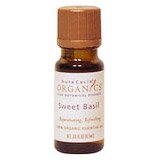 Organic Essential Oil Sweet Basil .33 oz from Aura Cacia
