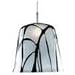 Alico - FRPC5250-93-15: Gelido Single-Lamp Ali-Jack Pendant - for Canopies with Licorice Swirl Glas