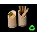 Packnwood "Asahi" Oblique Cut Bamboo Tube, 3.5" Height (Case of 200)