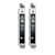 1 Pair of Black Compatible Ink Cartridges for Epson Stylus Photo R200 ink R220 R300 R300M R320 RX300 RX500 RX600 RX620 R340 RX320 Cartridge Codes T0481  Supplied by PCArena