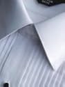 Tuxedo Shirt By Neil Allyn - 100% Cotton White with Laydown Collar and French Cuffs