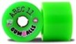 Abec 11 Gumballs longboard wheels - 76mm/78a