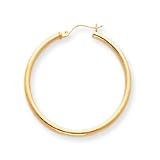 14k 2mm Hoop Earrings SE249