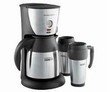 Hamilton Beach Stay or Go Coffee Maker with Thermal Carafe and Two Travel Mugs