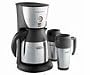 Hamilton Beach Stay or Go Coffee Maker with Thermal Carafe and Two Travel Mugs