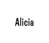 Clearly Charming Name Alicia RED HEART Laser Italian Charm Link