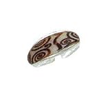Toe Ring - Sterling Silver Enameled Toe Ring