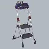 SMF11281PGB Pro Tech II Work Platform Step Stool, 20-1/4w x 27 spread x 48-1/4h