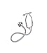 [Item]: Cardiology, Black [Additional Info]: Our Top-of-the-Line Stethoscopes Are Handcrafted of Stainless Steel for Unsurpassed Quality. Each high tensile strength stainless steel stethoscope has a color coordinated non-chill ring and diaphragm retaini