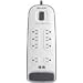 Belkin BV108200-06 8 Outlet Surge Protector with Telephone Protection