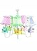Multi Frog Chandelier by Just Too Cute