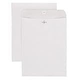 Quality Park 38563 Quality Park Clasp Envelopes, 6-1/2x9-1/2, 28lb, Executive Gray, 100/Box