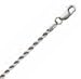 14k White Gold 30 Inch X 2.3 mm Rope Chain Necklace