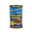 North American Steak Sauce w  Mushrooms 5.75 oz~12 Pack by North American