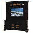 IMAGE OF Lexington Long Cove Bar Harbor 11 TV Entertainment Hutch with Midnight Brown Wood Finish