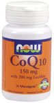 CoQ10 by NOW Foods - (150mg - 30 Vegetarian Capsules)