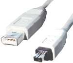 Ge JasHO97900 Ieee 1394 6 Pin To 4 Pin Cable (6 Ft.)