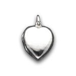 Sterling Silver Domed Heart Locket