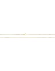 1.0 mm Solid Diamond-Cut Cable Chain 14K Yellow 7 Inch Ch123