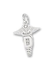 Dental Caduceus Charm