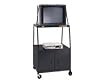 Bretford BBULC48-M4 UL Listed TV Cart with 3-Outlet Electrical Unit for 27-32" Televisions