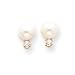 Sardelli - 14k Cultured Pearl with Cubic Zirconia Earrings