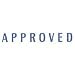 Xstamper One-Color Title Message Stamp, Approved, Pre-Inked/Re-Inkable, Blue (1008)