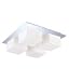 EGLO 20437A 4 Light Peroni Flush Mount Ceiling Light, Aluminum