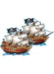 Buried Treasure Pirate Ship Centerpieces - Pack of 2IMAGE