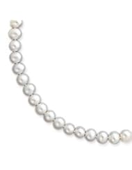 14k 6.5-7mm White Freshwater Onion Cultured Pearl Necklace - WPN065-18"