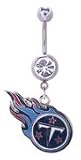Tennessee Titans belly button ring