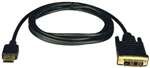 Tripp Lite P566-016 HDMI to DVI Gold Digital Video Cable HDMI-M / DVI-M - 16ft