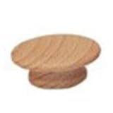 Buy 1X3 4 PLAIN RD WOOD KNOB by Waddell