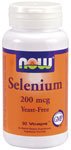 Selenium by NOW Foods - (200mcg - 180 Capsules)