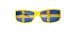 Flags4You - Fan-Sonnenbrille Schweden