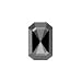 5.00x4.80x3.20 mm-0.80 Cts Black Diamond ( Emerald Rose Cut-AAA )