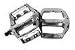 Redline Alloy Platform Pedals w/Replaceable Pins 9/16" Loose Ball Black
