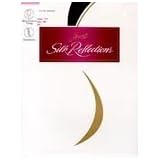 Hanes Silk Reflections Reinforced Toe Control Top Pantyhose Hosiery (C/D White)