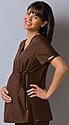 Maternity Wrap Scrub Top by Cherokee - Flexibles Collection
